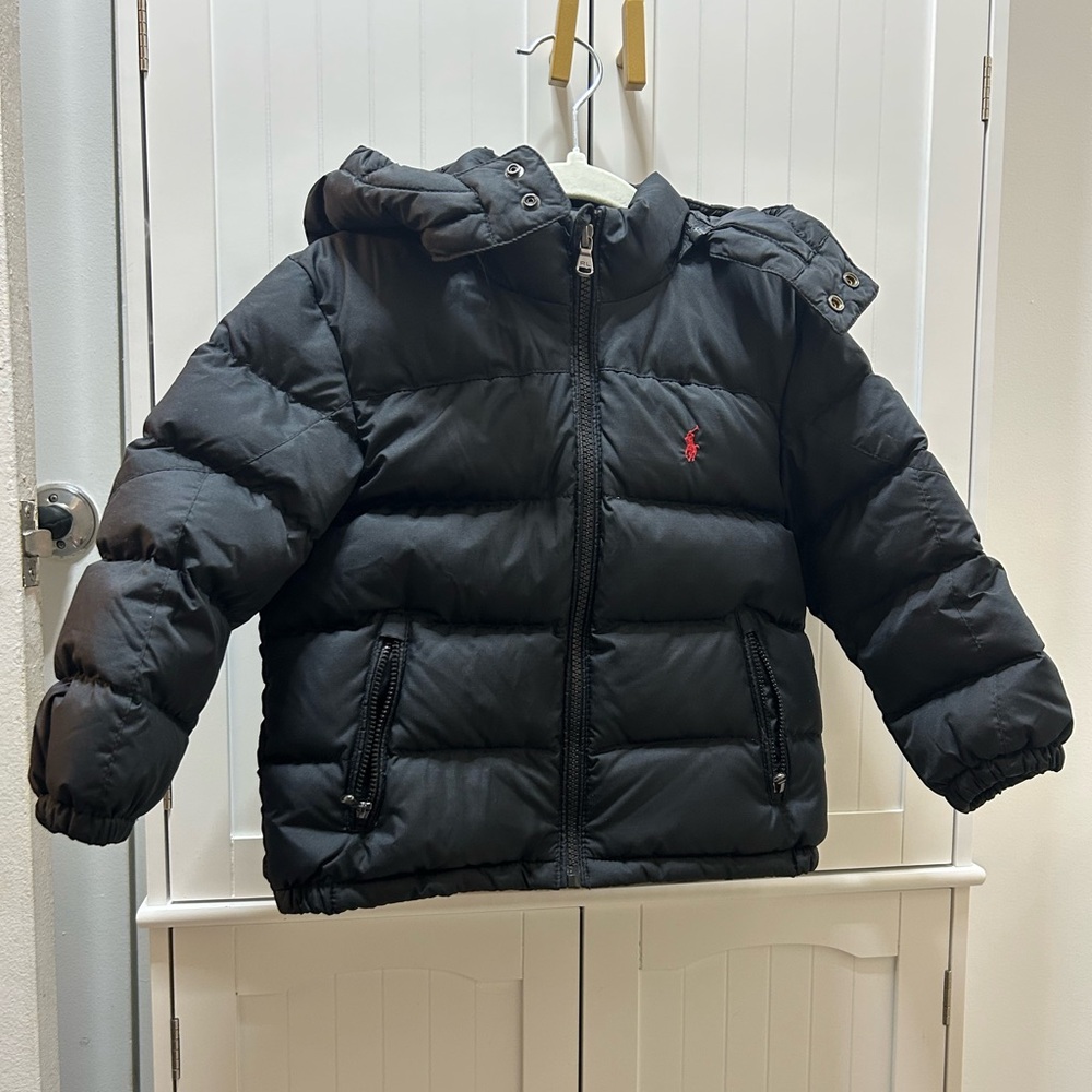Polo by Ralph Lauren Black Kids Puffer Jacket